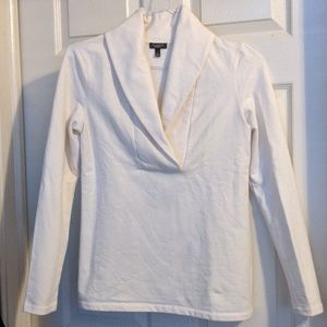 Preppy collared sweatshirt